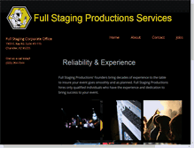 Tablet Screenshot of fullstaging.com